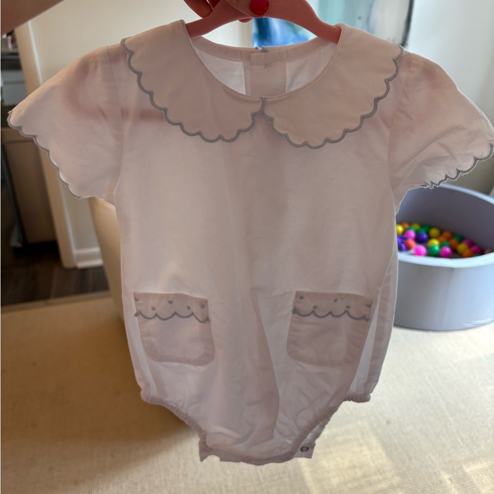 bella bliss White and Gray Kids One Piece